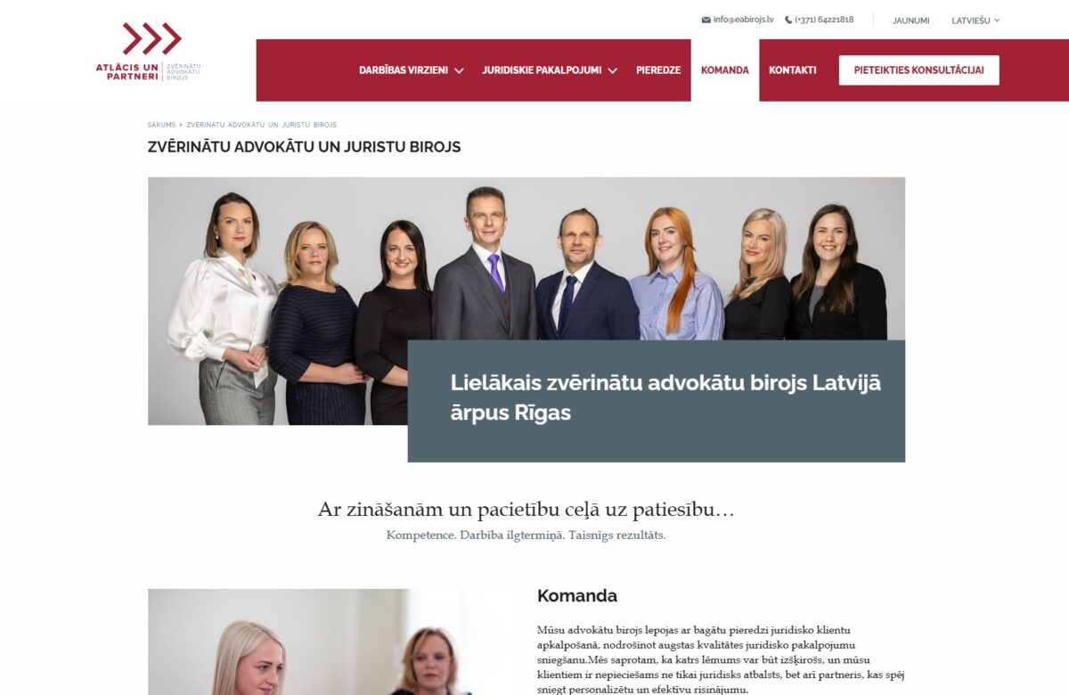 EAbirojs.lv - Komanda