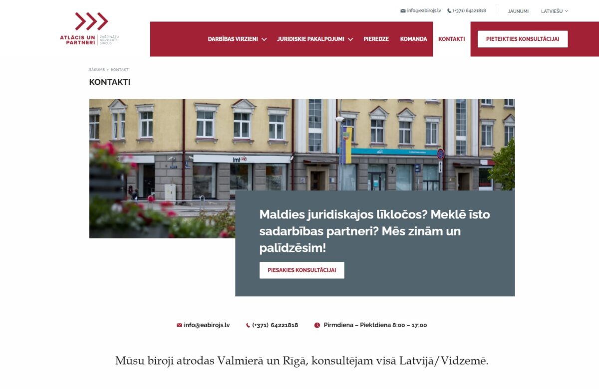 EAbirojs.lv - Kontaktinformācija