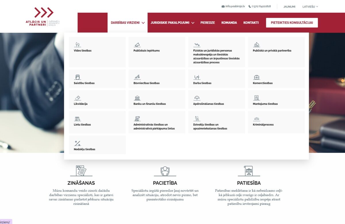 EAbirojs.lv - Navigācija