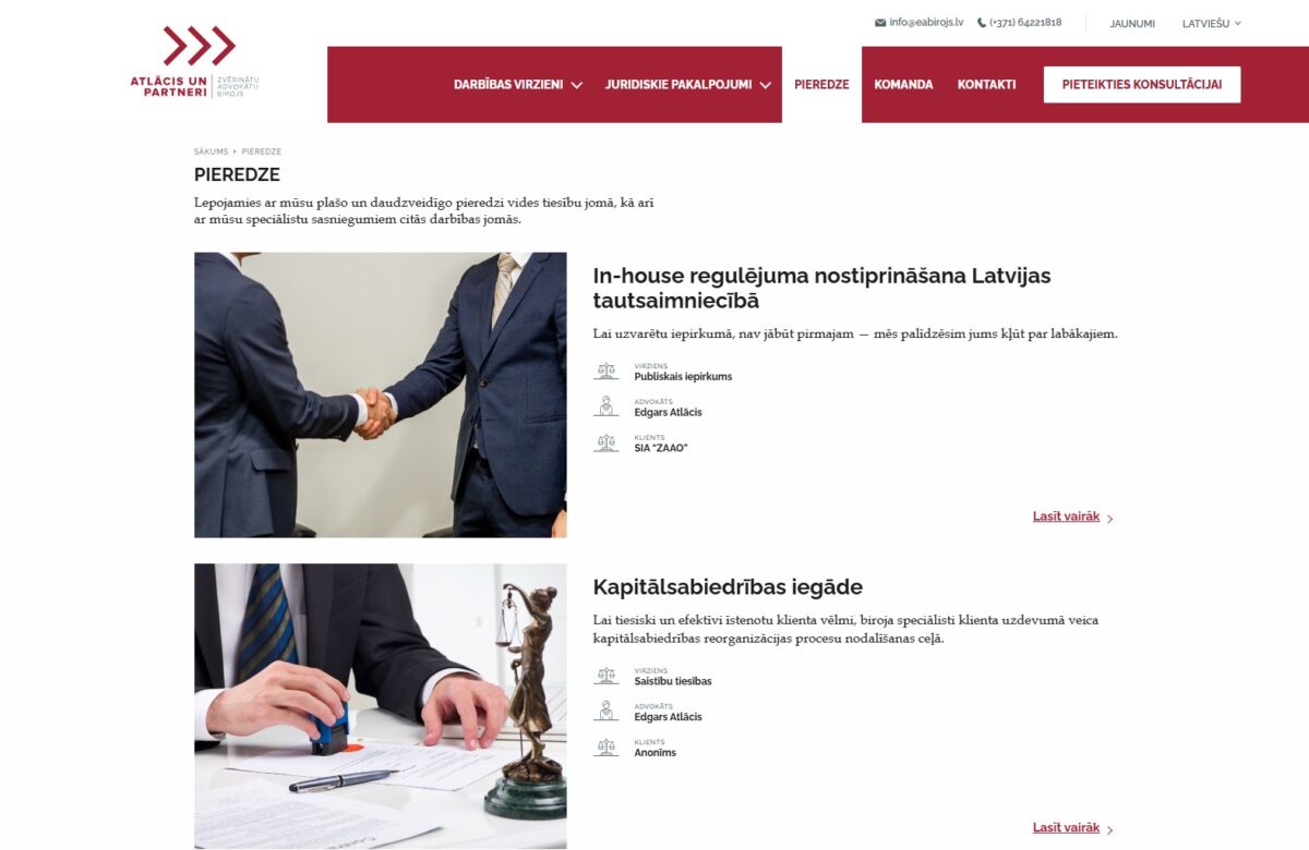 EAbirojs.lv - Pieredzes stāsti