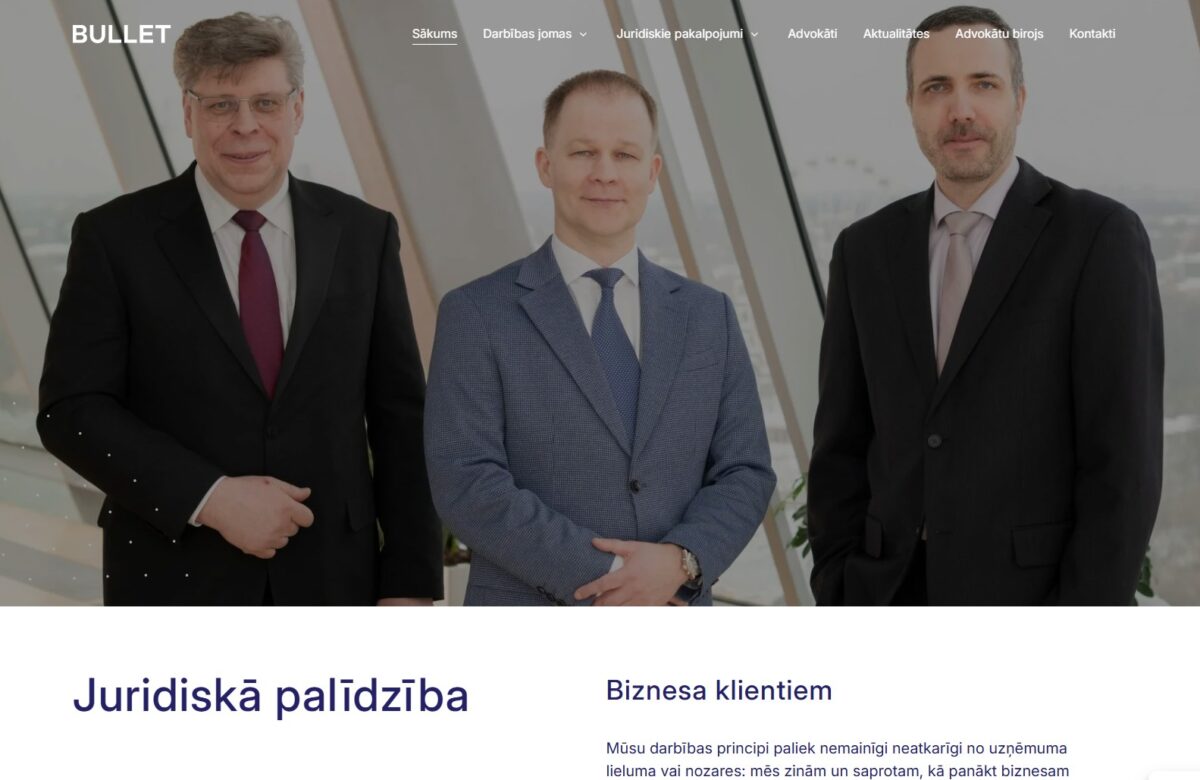 Sākums - Advokātu birojs BULLET