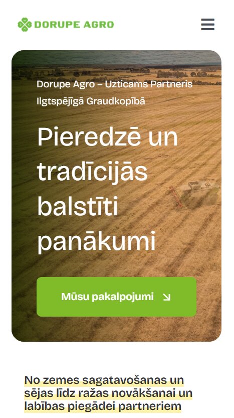 Sākums - Dorupeagro.lv - mobile