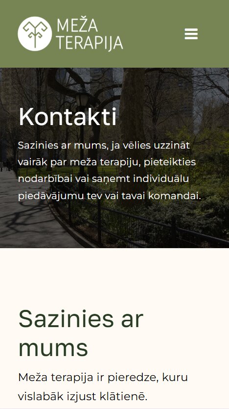Kontaktinformācija - Mezaterapija.lv - mobile