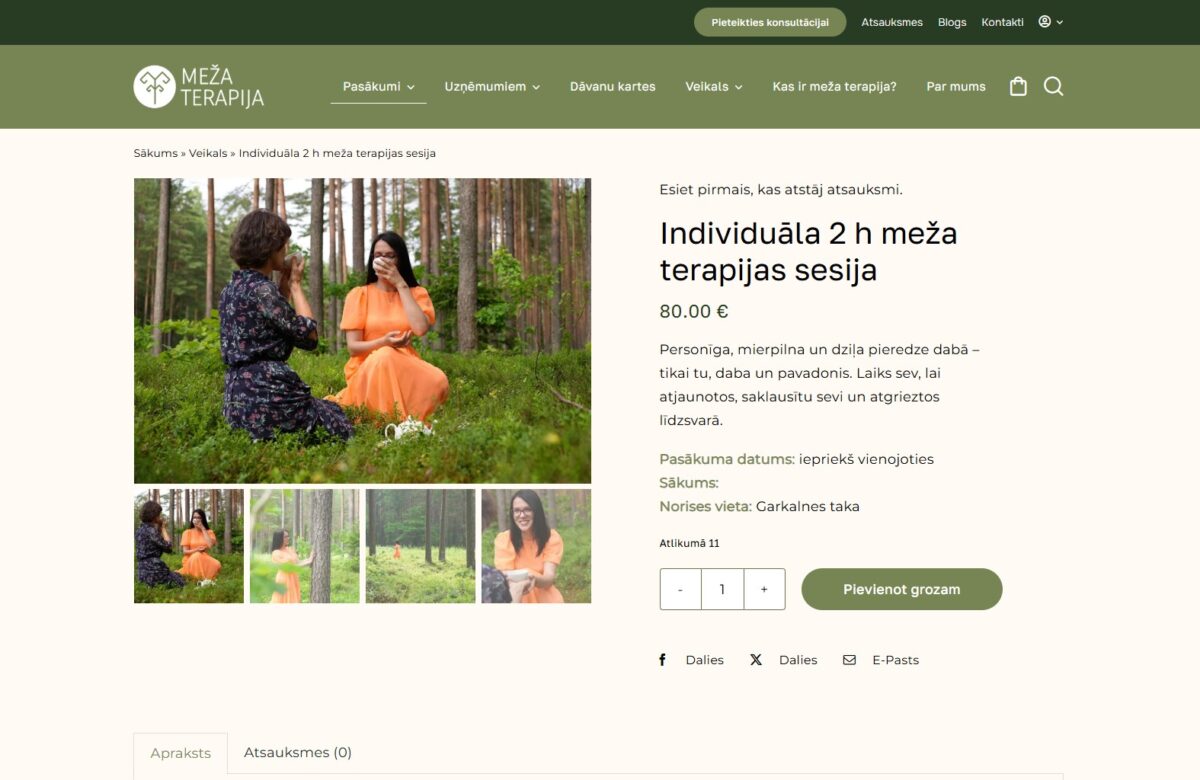 Detalizēta informācija par pasākumu - Mezaterapija.lv