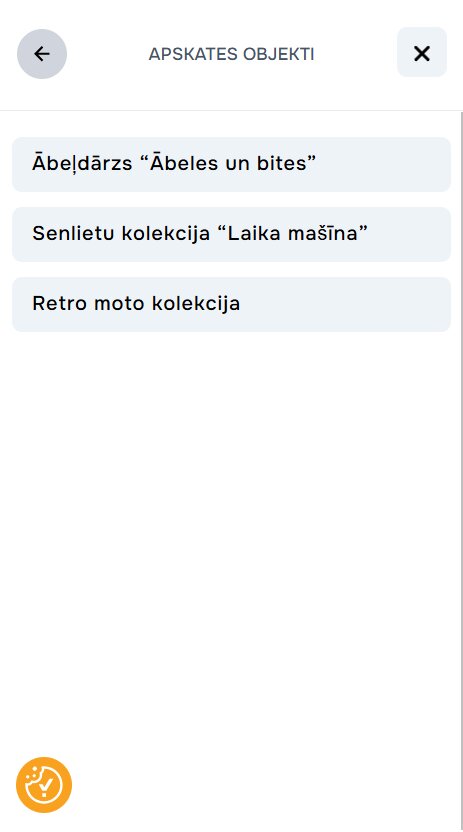 Nakotnesparks.lv - Mobilās navigācijas apakšsadaļas