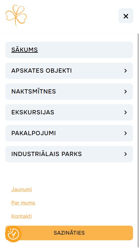 Nakotnesparks.lv - Mobilā navigācija