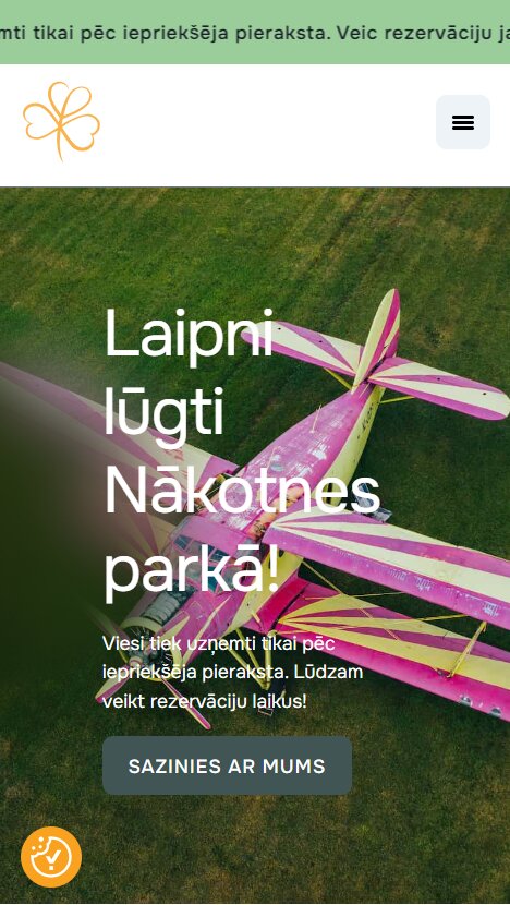 Nakotnesparks.lv - Sākums - mobile