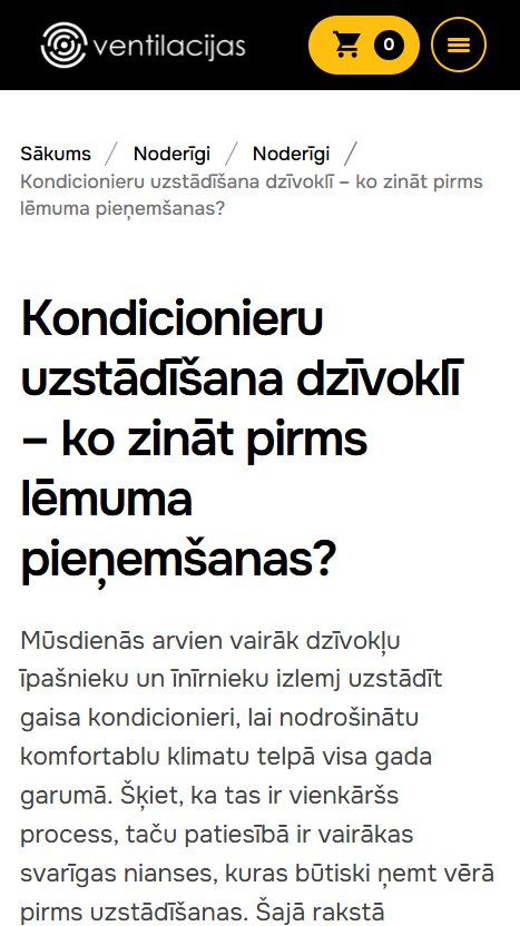 Ventilacijas.com - Jaunumu atvērums - mobile