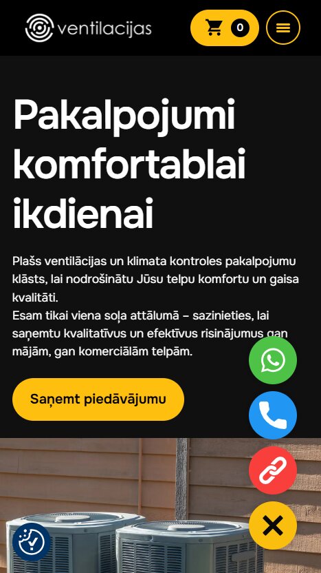 Ventilacijas.com - Poga ērtai saziņai - mobile