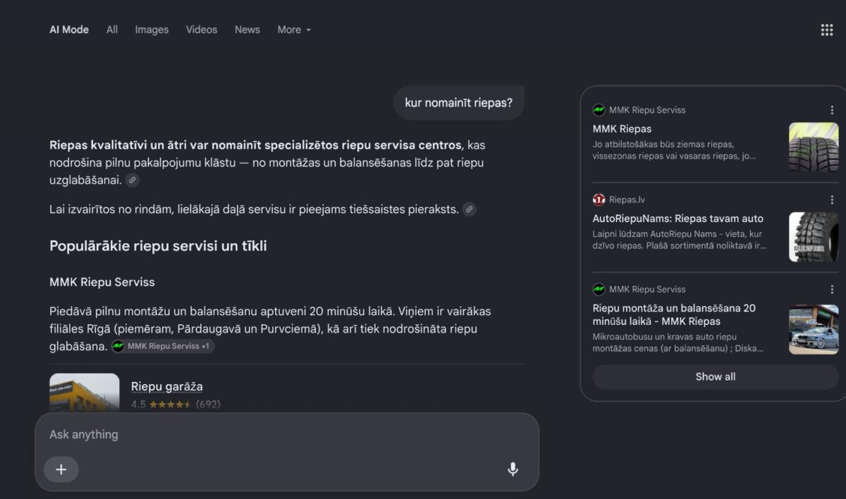 Google AI Mode