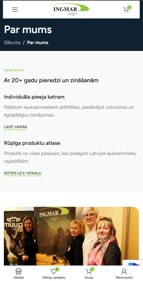 IngmarAgri.eu par mums sadaļa lapā