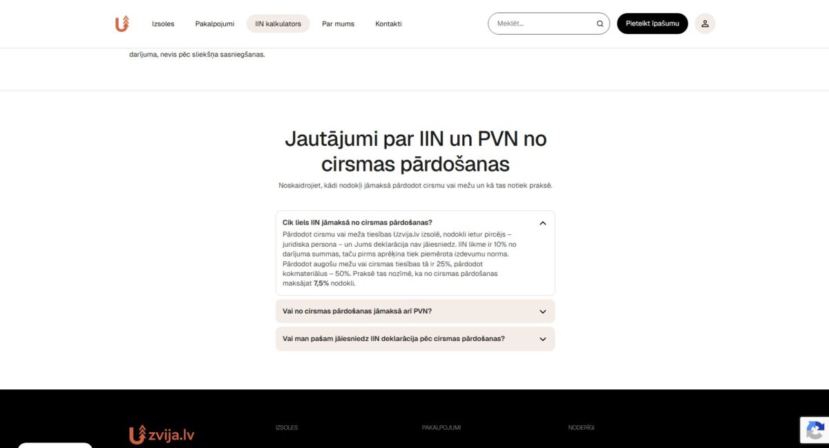 Uzvija.lv jautājumi un atbildes