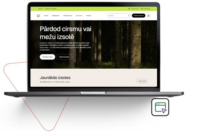 Uzvija.lv interneta izsoļu platformas izstrāde