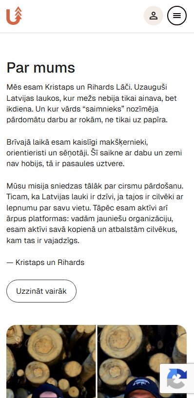 Uzvija.lv par mums sadaļa